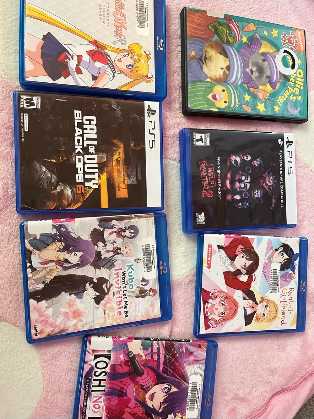 PlayStation 5 games and DVD